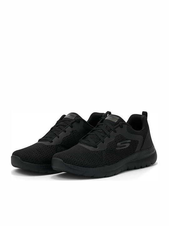 Engineered Mesh Lace-Up Damen Sneakers Schwarz