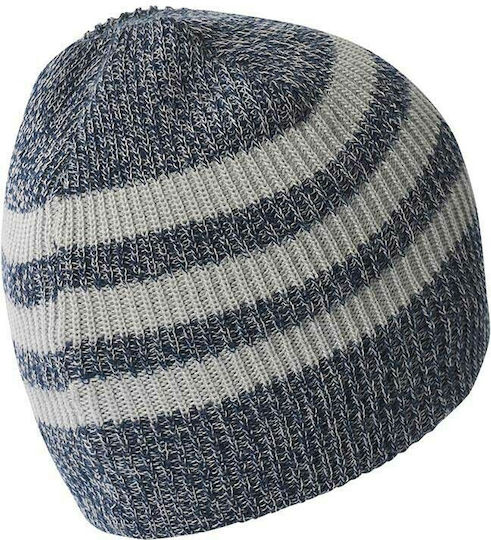 3-Stripes Шапка Мъжка Плетена Шапка В Сив Цвят