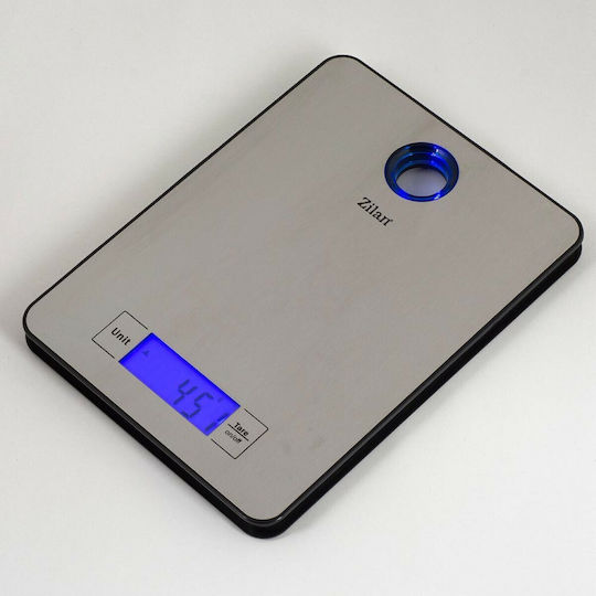 Zilan ZLN0351 Ψηφιακή Ζυγαριά Κουζίνας έως 5kg Ασημί