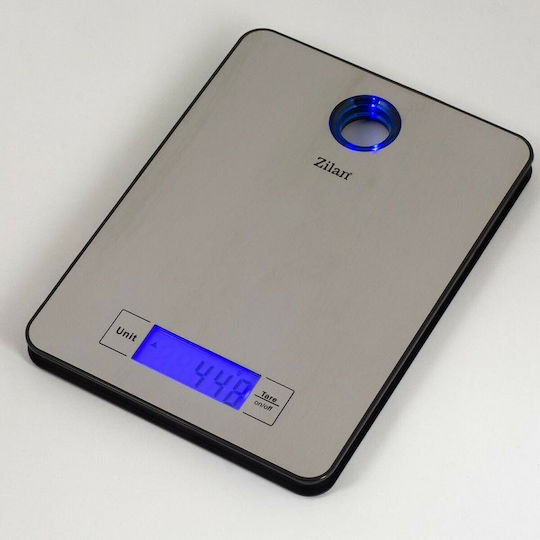 Zilan ZLN0351 Ψηφιακή Ζυγαριά Κουζίνας έως 5kg Ασημί