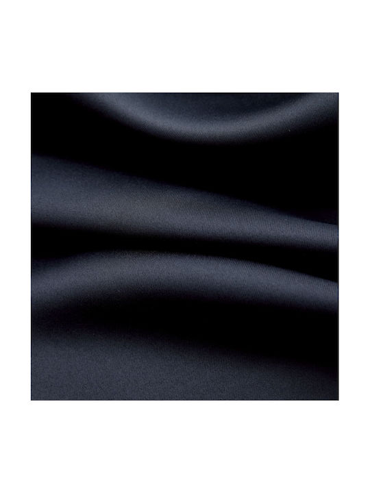 vidaXL Set of Blackout Curtains with Black Grommets 140x225cm
