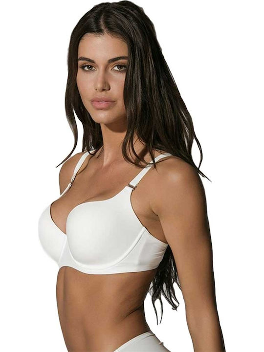 Secret Sense Balconette Balconette Bra without Padding Underwire Ivory