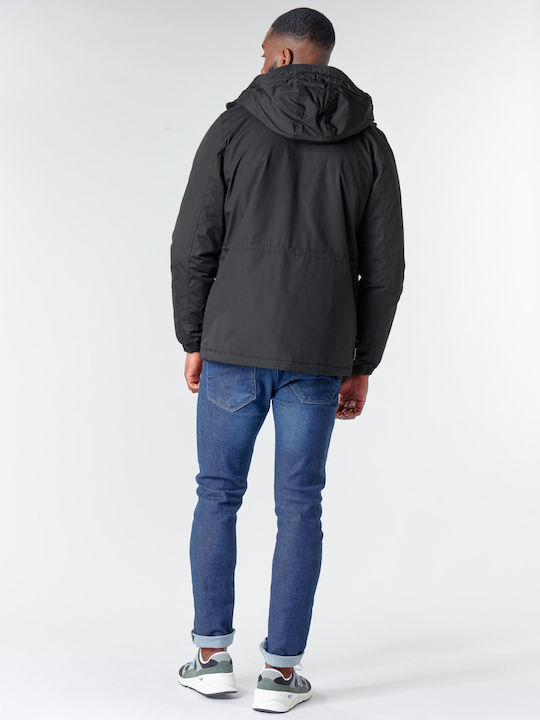 Stark Winter Jacke Parka Schwarz