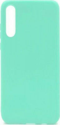 Matt Silicone Back Cover Turquoise (Galaxy A50)