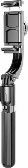 IRiSfot L08 Selfie-Stick Handy-Stative Bluetooth-Schwarz