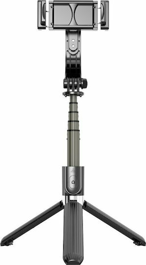 IRiSfot L08 Selfie-Stick Handy-Stative Bluetooth-Schwarz