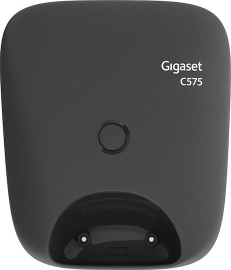Gigaset C575 Ασύρματο Τηλέφωνο με Ελληνικό Μενού Μαύρο