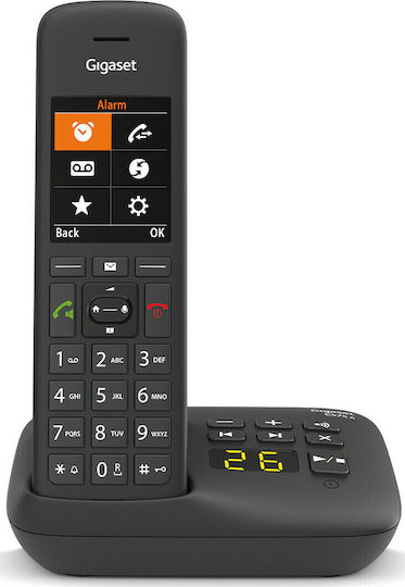 Gigaset C575A Telefon fără fir (Set triplu) cu funcție de ascultare deschisă Negru