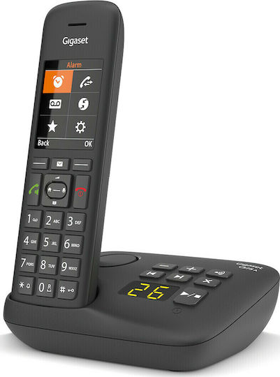 Gigaset C575A Telefon fără fir (Set triplu) cu funcție de ascultare deschisă Negru