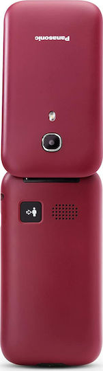 Panasonic KX-TU400 Single SIM Mobile with Large Buttons Red