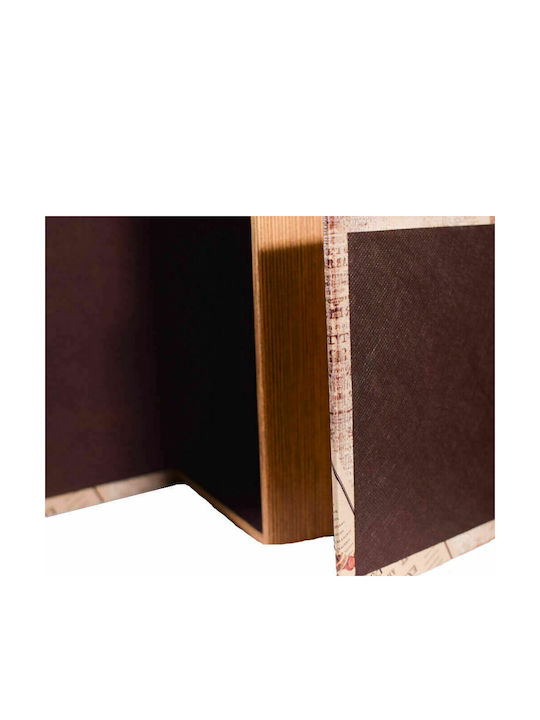 SP Souliotis Wooden Book Decorative Boxes Set Flowers 2pcs