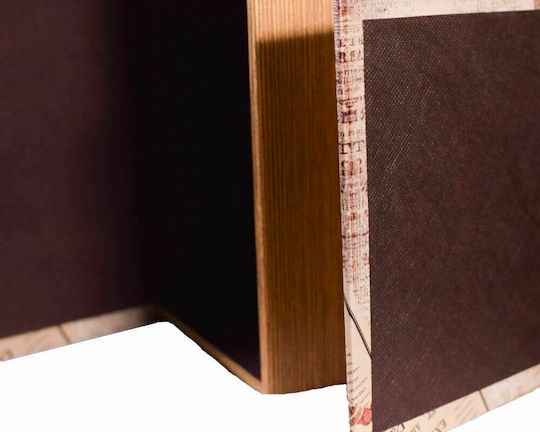 SP Souliotis Wooden Book Decorative Boxes Set Flowers 2pcs
