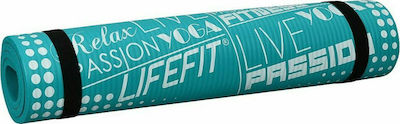 Lifefit Exclusive Yoga/Pilates Mat Turquoise (100x58x1cm)