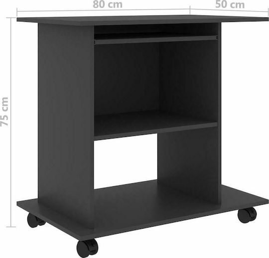 Computer Büro Gray 80x50x75cm