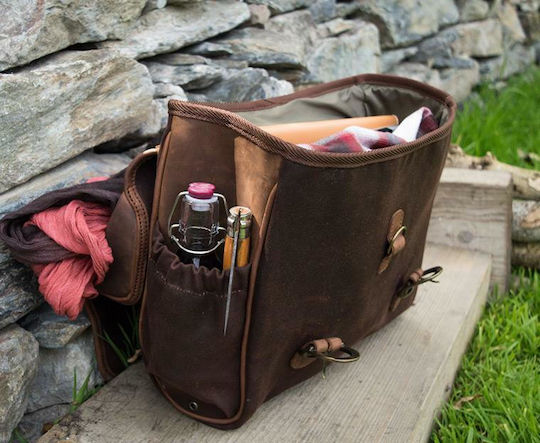 Longride Racer Saddlebag Single Side Πλαϊνή Βαλίτσα Μοτοσυκλέτας 15lt σε Καφέ Χρώμα