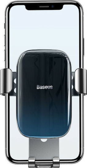 Baseus Glaze Gravity Βάση Κινητού Αυτοκινήτου 4" - 6.5" με Ρυθμιζόμενα Άγκιστρα Μαύρη