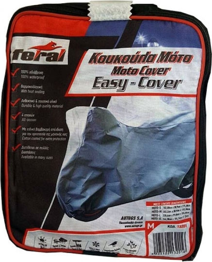Feral Waterproof Motorcycle Cover Cover Medium L203xW89xH119cm