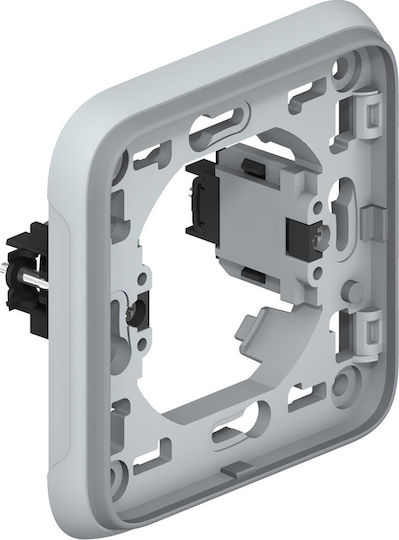 Legrand Plexo Cadru Comutator 1 Loc Montare Verticală Încorporat IP55 în Culoare Gri 069682
