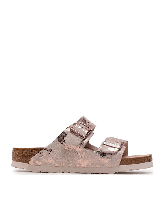 vintage copper leather birkenstock