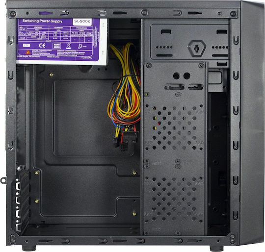 Inter-Tech MA-01 Mikro Mikro-Turm Computergehäuse Schwarz