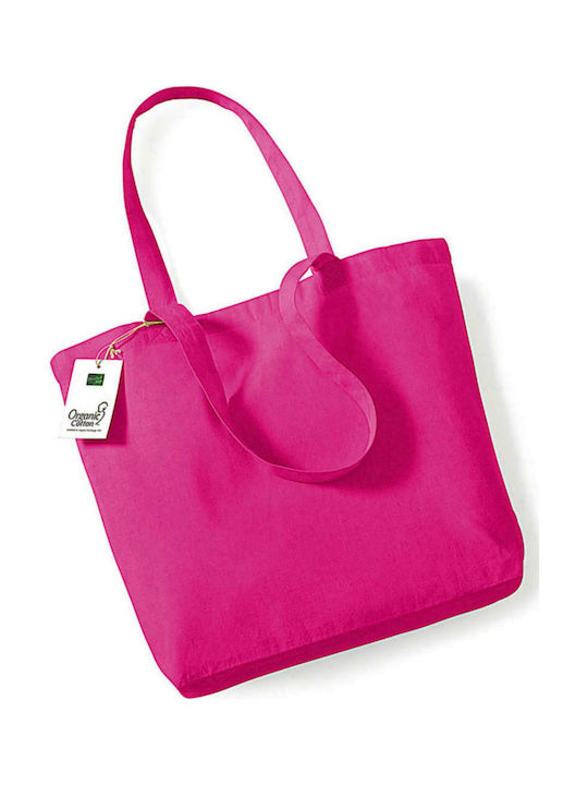 Westford Mill W180 Cotton Shopping Bag Fuchsia