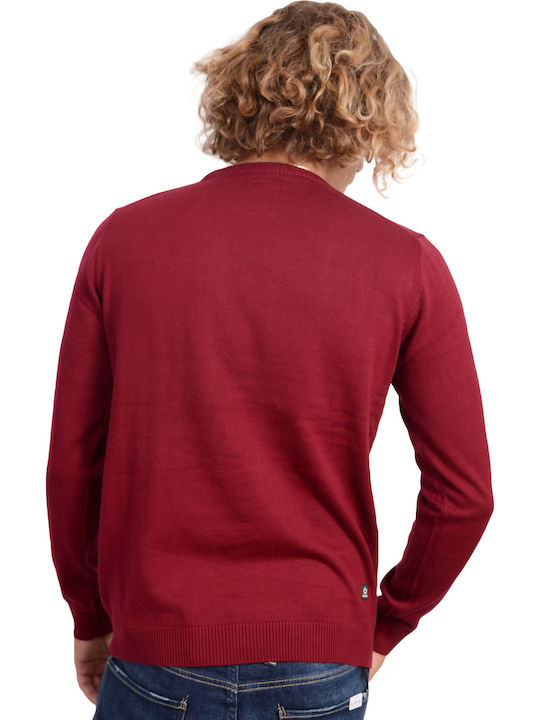 Emerson Herren Langarm-Pullover Wine