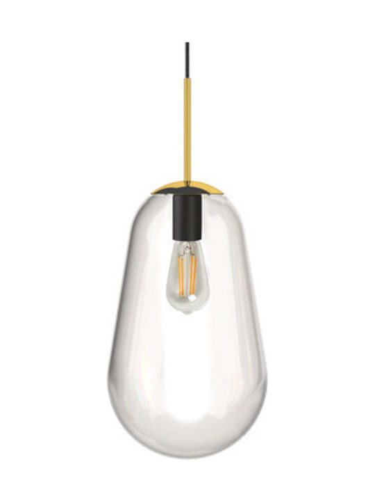 Nowodvorski Pear M Pendant Light Single-Light for Socket E27 Transparent