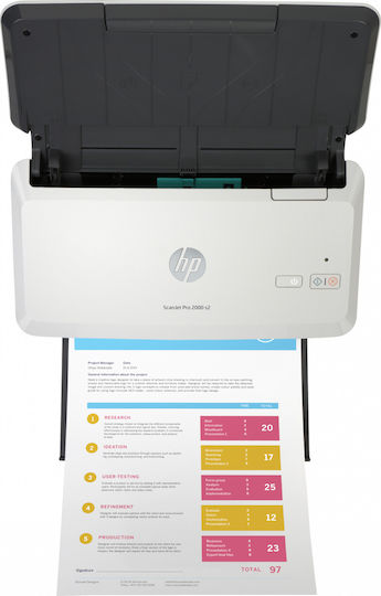 HP ScanJet Pro 2000 s2 Sheetfed (Τροφοδότη χαρτιού) Scanner A4