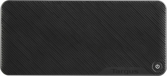 Targus USB-C Stație de andocare cu HDMI/DisplayPort 4K PD Ethernet și conexiune 2 monitoare Negru (DOCK430EUZ)