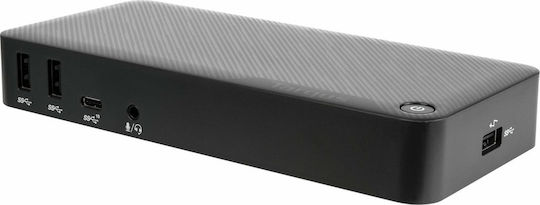 Targus USB-C Stație de andocare cu HDMI/DisplayPort 4K PD Ethernet și conexiune 2 monitoare Negru (DOCK430EUZ)