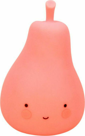 A Little Lovely Company Led Kids Decorative Lamp Pear Pink