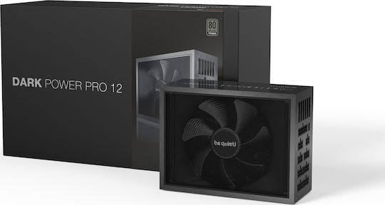 Be Quiet Dark Power Pro 12 1200W Μαύρο Τροφοδοτικό Υπολογιστή Full Modular 80 Plus Titanium