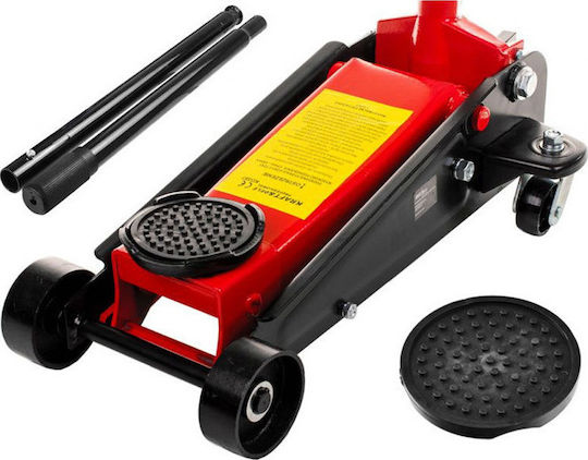 Kraft & Dele Hydraulic Carriage Jack with Lifting Capacity up to 46cm and Weight Capacity up to 3 Tons Trolley jack 4ton