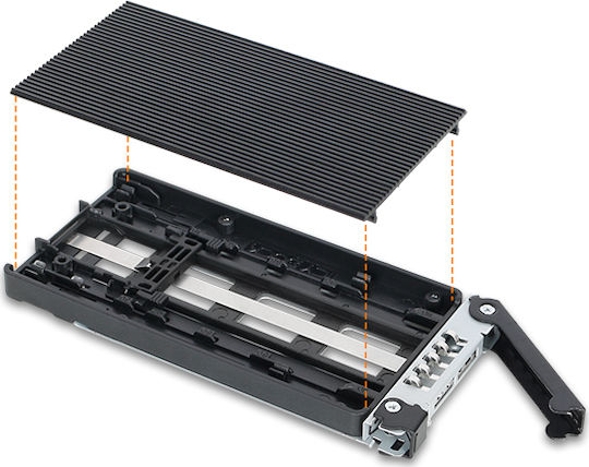Icy Dock ToughArmor Caddy Черен (MB834M2K-B)