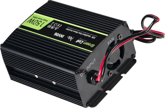 Green Cell Car Inverter Modified Sinewave 300W to Converter 12V DC in 230V AC with 1xUSB