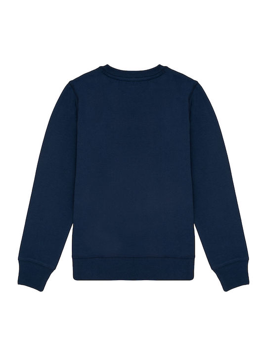 Kinder-Sweatshirt Marineblau Batwing Crewneck