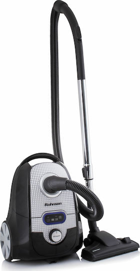Rohnson R-1560 Ηλεκτρική Σκούπα 650W με Σακούλα 4lt Λευκή