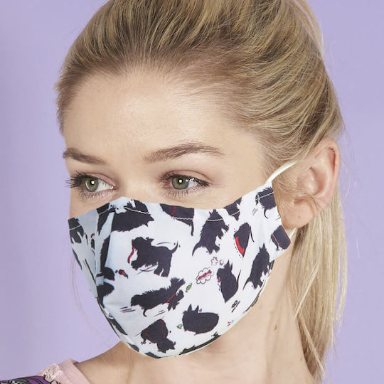 Eco Chic Face Cover White Scatty Scotty 1τμχ