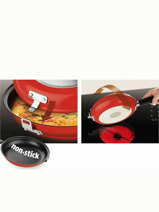 Tescoma Presto Doppelt Omelette-Maker aus Aluminium mit Antihaftbeschichtung 26cm