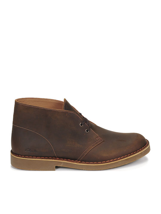 Clarks Desert Boot 2 Δερμάτινα Καφέ Ανδρικά Μποτάκια