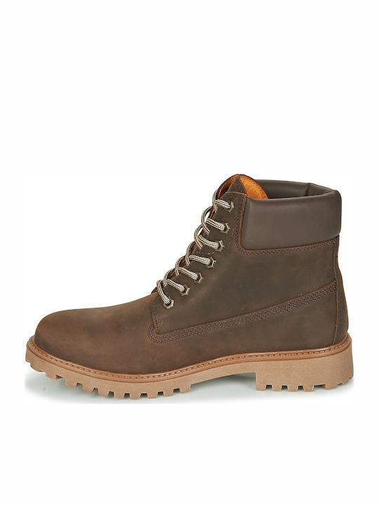 River Leather Brown Boots