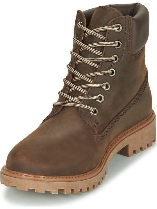 River Leather Brown Boots