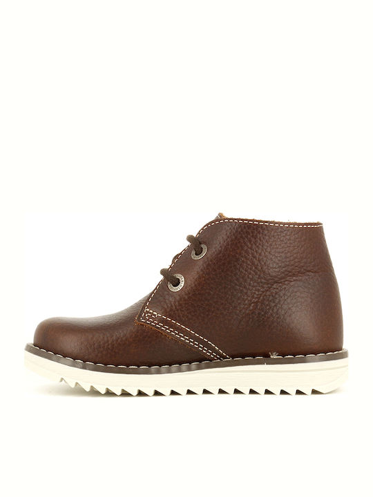 Pablosky Kids Boots with Lace Brown