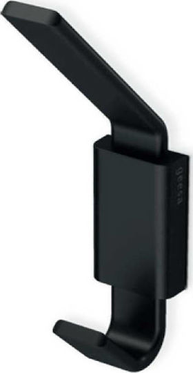 Geesa Frame 8415-400 Haken Badezimmer Doppelt Schrauben Black Matt