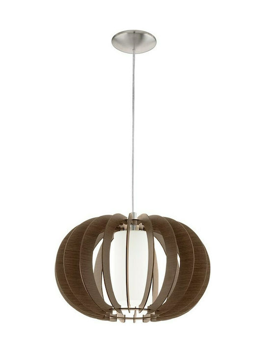 Eglo Stellato Pendant Light Single-Light for Socket E27 Brown