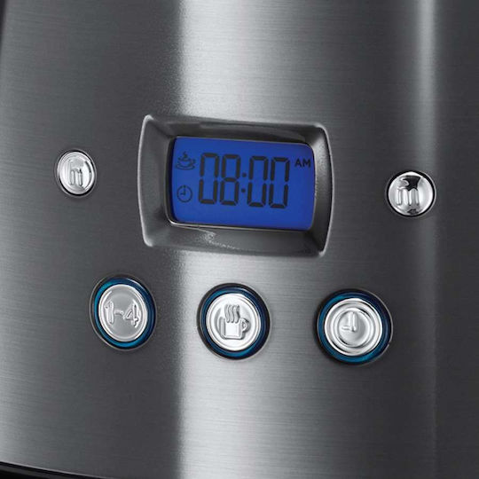 Russell Hobbs Luna Moonlight Programmable Filter Coffee Machine 1000W Silver