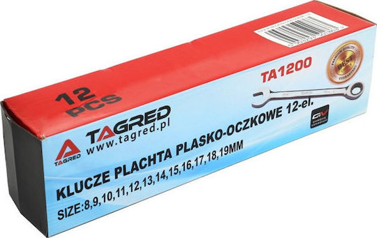 Tagred Σετ Γερμανοπολύγωνα με Mέγεθος από 8mm έως 19mm 12τμχ