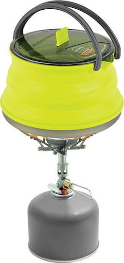 Sea to Summit Camping Cooking Utensils Folding Kettle 1.3L 1300ml STS40-00465 Lime