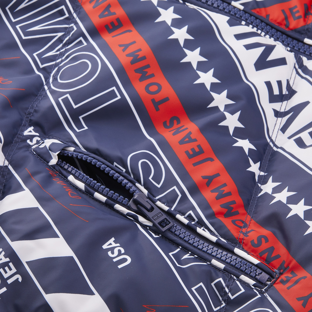Tommy Hilfiger Ανδρικό Μπουφάν για Χειμώνα Πολύχρωμο DM0DM08756-C87 |  Skroutz.gr
