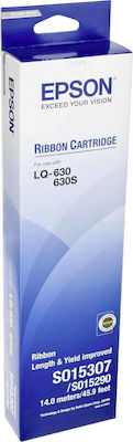 Epson S015307 Compatible Ribbon Ink Cartridge for Epson LQ 630/630S Schwarz 1Stück (C13S015307)